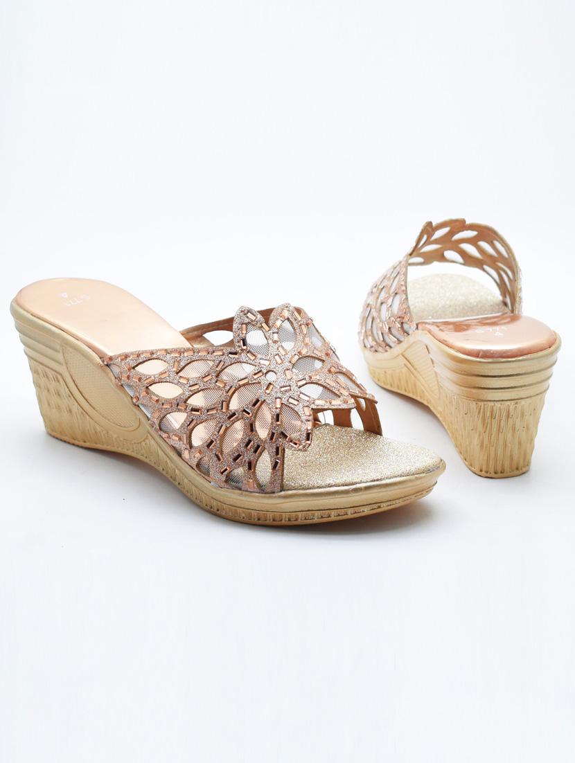 women embellished slip on wedges - 22029553 - Standard Image - 2