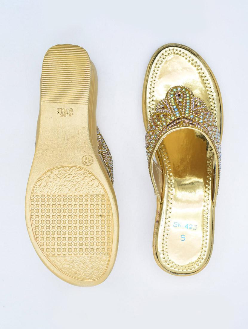 women embellished slip on wedges - 22029557 - Standard Image - 2