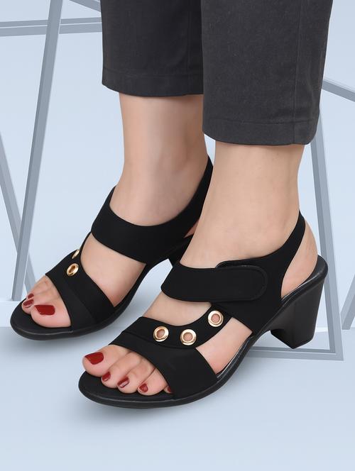 women solid back strap sandal - 22029563 - Standard Image - 0