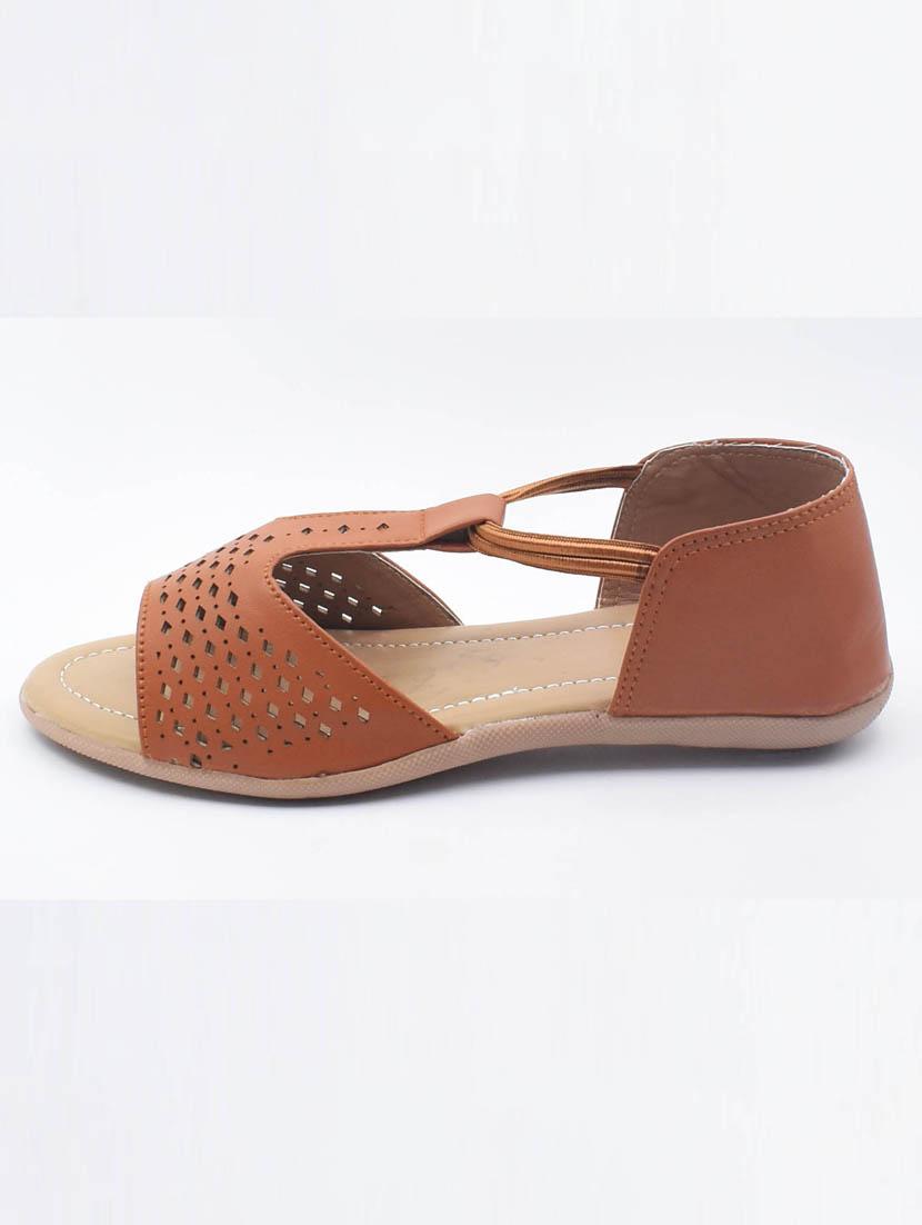 women solid back strap sandal - 22029569 - Standard Image - 2