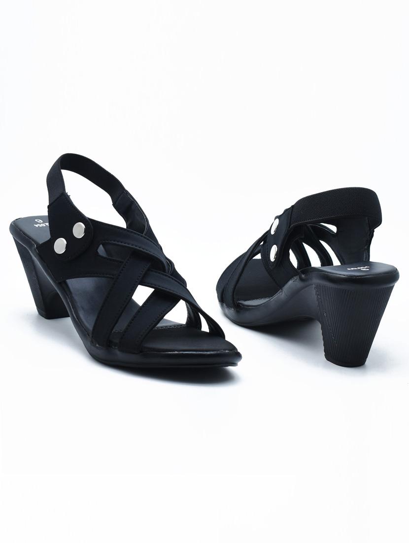 women solid back strap sandal - 22029570 - Standard Image - 2