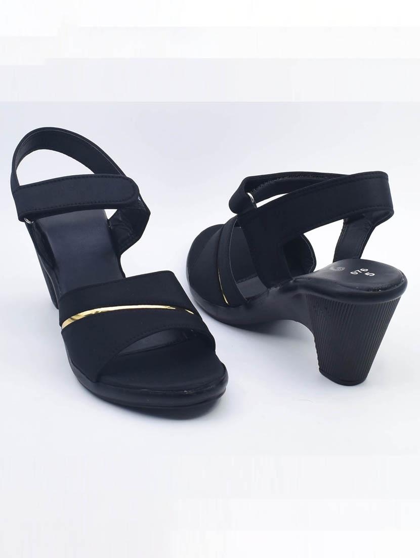 women solid back strap sandal - 22029573 - Standard Image - 2