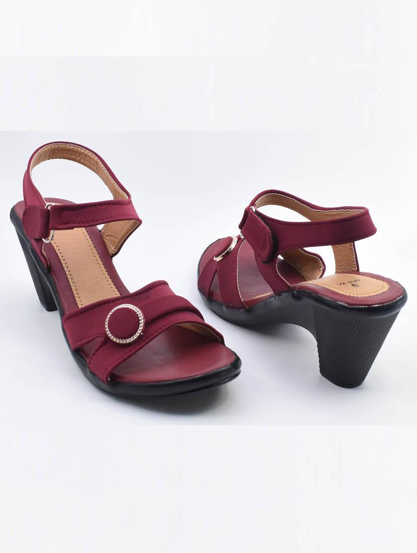 women solid back strap sandal - 22029583 - Standard Image - 2