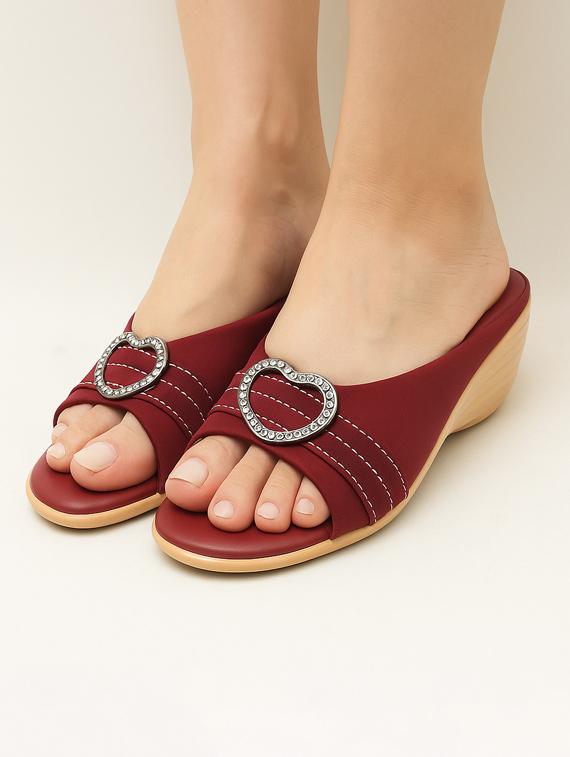 women solid slip on wedges - 22029618 -  Zoom Image - 0