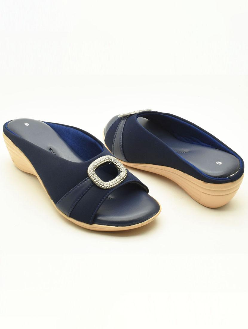 women solid slip on wedges - 22029619 - Standard Image - 2