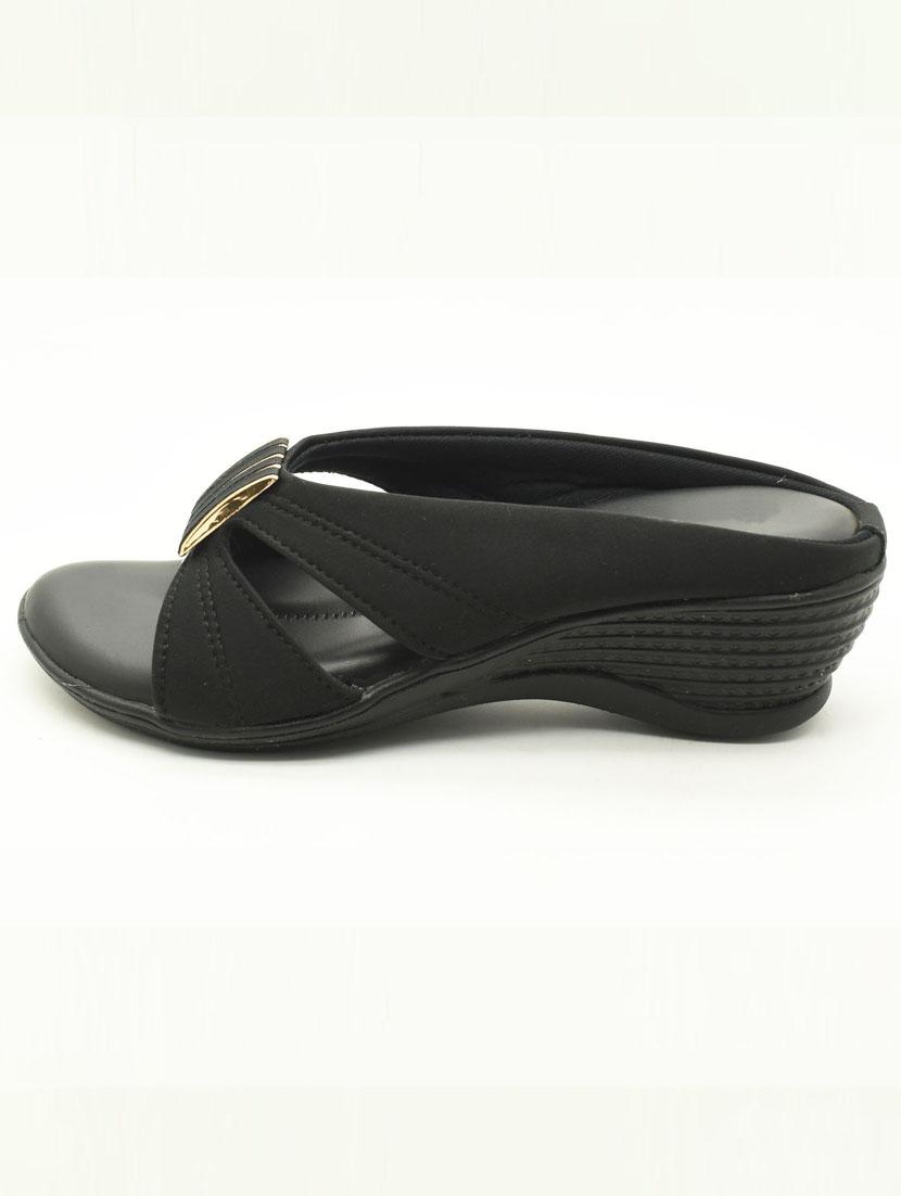 women solid slip on wedges - 22029620 - Standard Image - 2