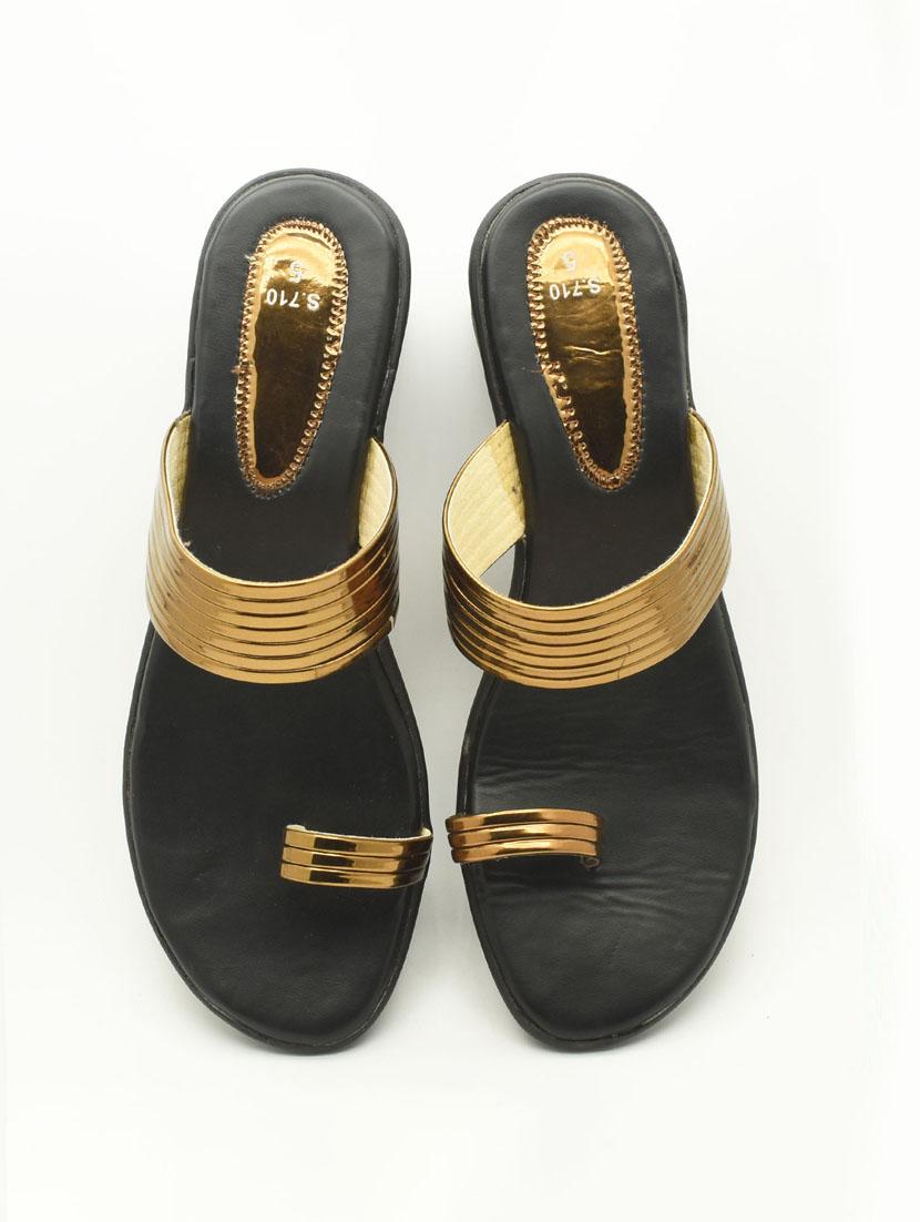 women solid slip on one toe wedges - 22029622 - Standard Image - 2