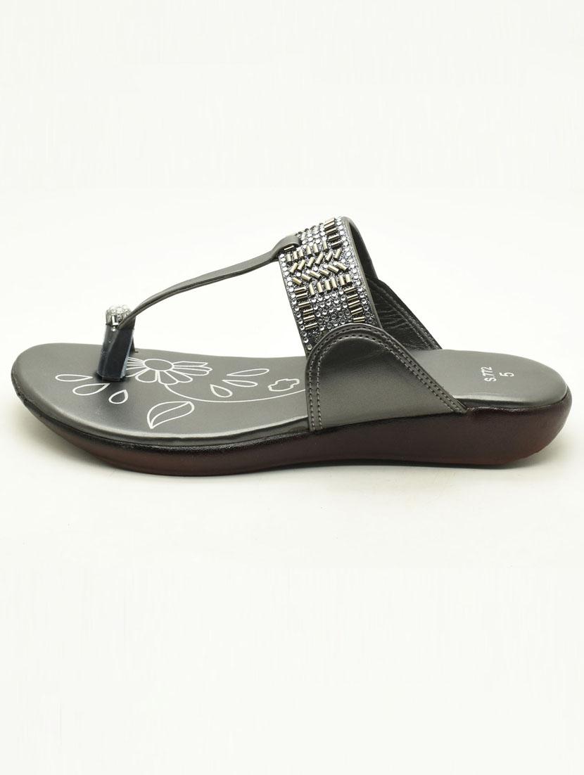 women embellished slip on one toe wedges - 22029624 - Standard Image - 2