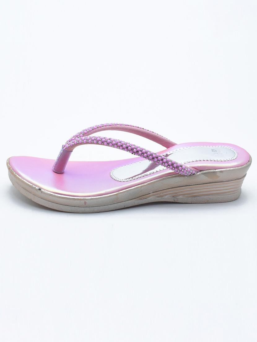 women embellished slip on wedges - 22029643 - Standard Image - 2