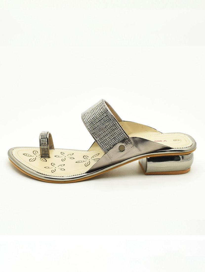 women embellished one toe block heel sandal - 22029652 - Standard Image - 2