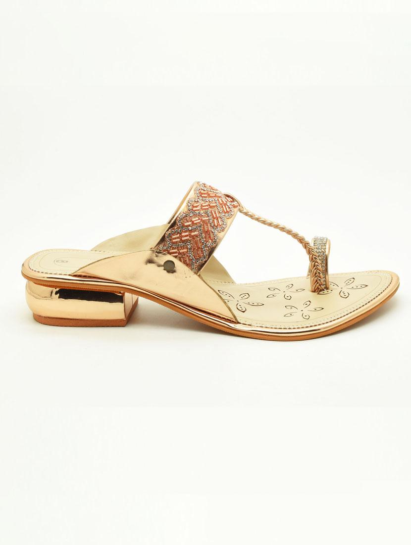 women embellished one toe block heel sandal - 22029654 - Standard Image - 2