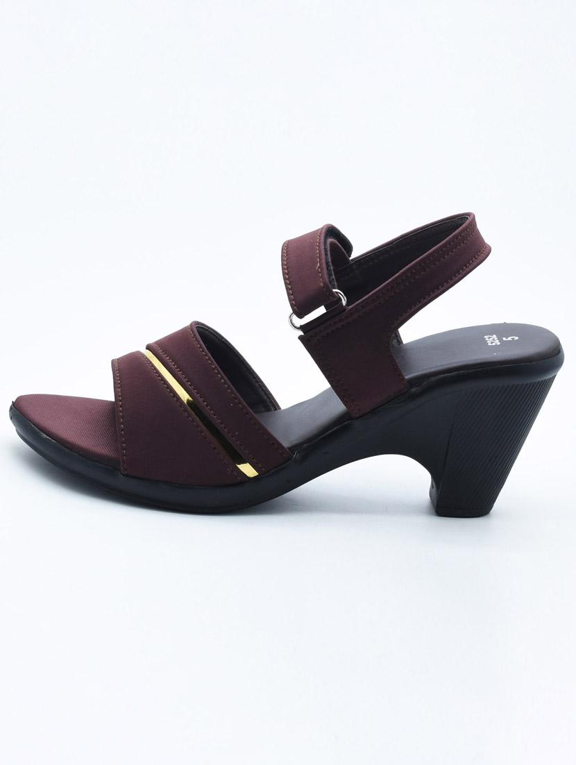 women solid back strap sandal - 22029659 - Standard Image - 2