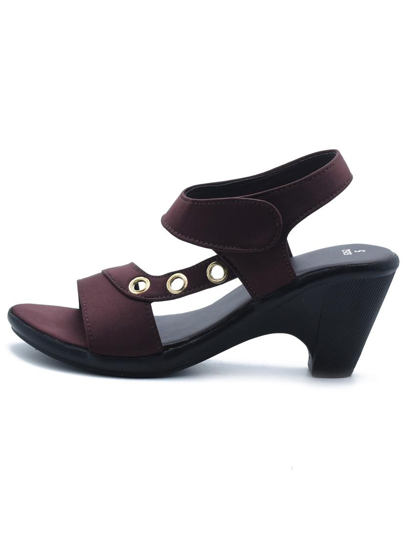 women solid back strap sandal - 22029661 - Standard Image - 2