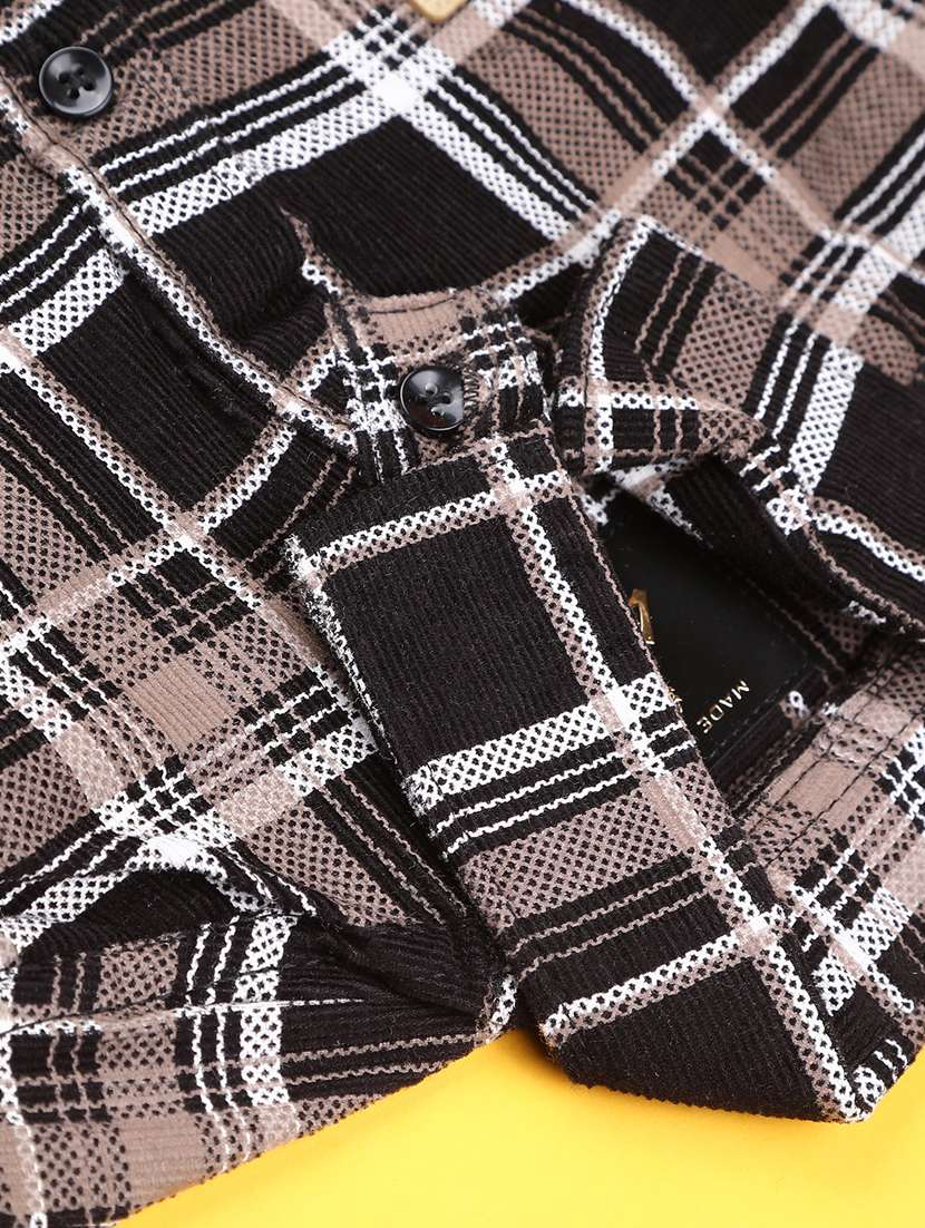 boys checkered long sleeve casual shirt - 22029680 -  Standard Image - 2