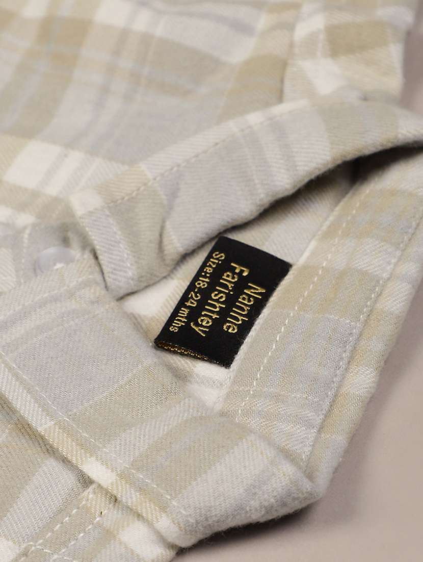 boys checkered long sleeve casual shirt - 22029720 -  Standard Image - 2