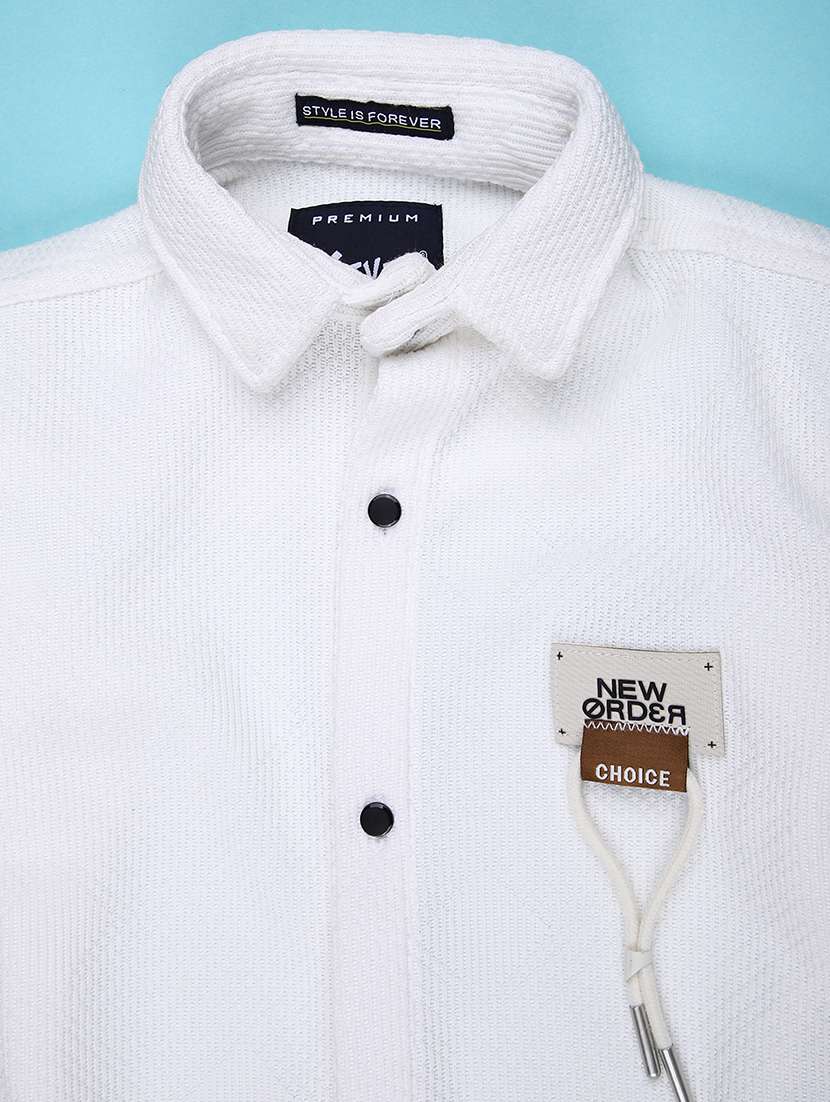 boys placement print long sleeve casual shirt - 22029724 -  Standard Image - 2