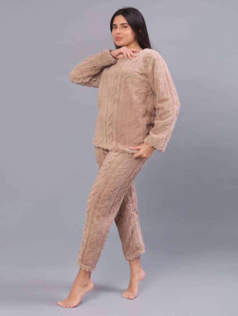 women printed nightwear pyjama set - 22029896 -  Standard Image - 2