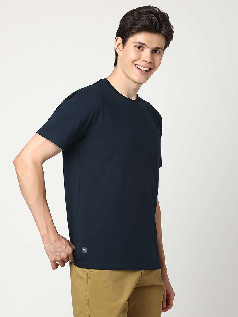 men solid short sleeve regular fit t-shirt - 22029967 -  Standard Image - 2
