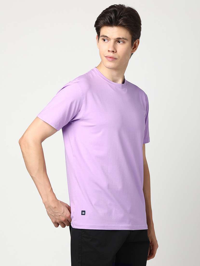 men solid short sleeve regular fit t-shirt - 22029968 -  Standard Image - 2