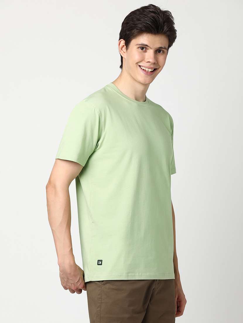 men solid short sleeve regular fit t-shirt - 22029973 -  Standard Image - 2