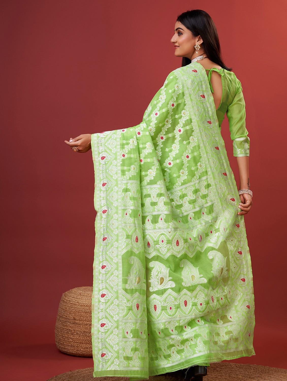 women self design banarasi saree with blouse - 22029985 - Standard Image - 2