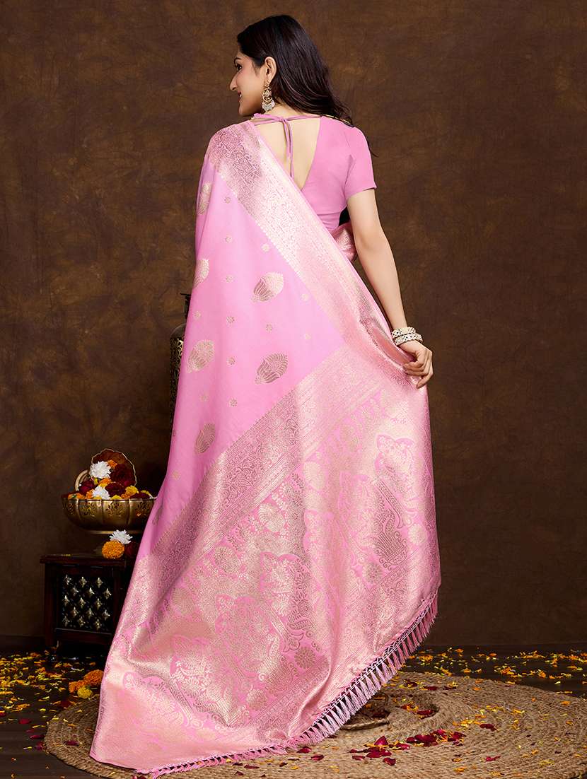 women self design banarasi saree with blouse - 22030009 -  Standard Image - 2