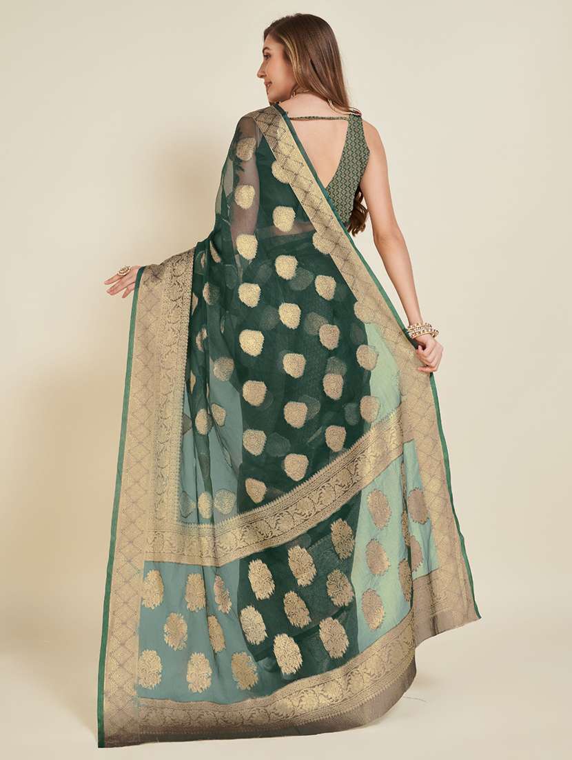 women self design banarasi saree with blouse - 22030011 - Standard Image - 2