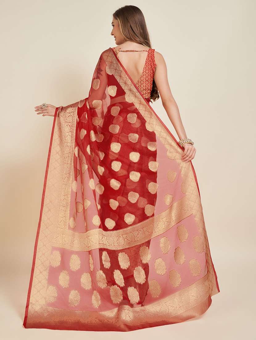 women self design banarasi saree with blouse - 22030012 -  Standard Image - 2