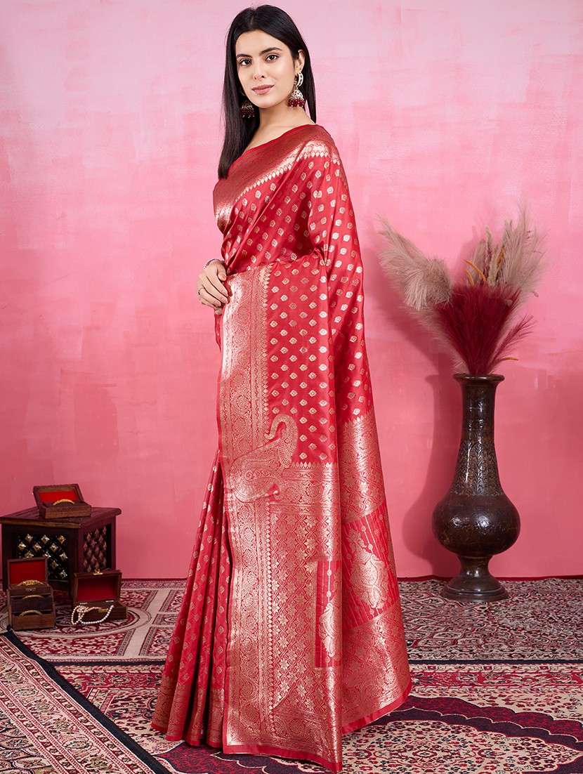 women self design banarasi saree with blouse - 22030056 - Standard Image - 2