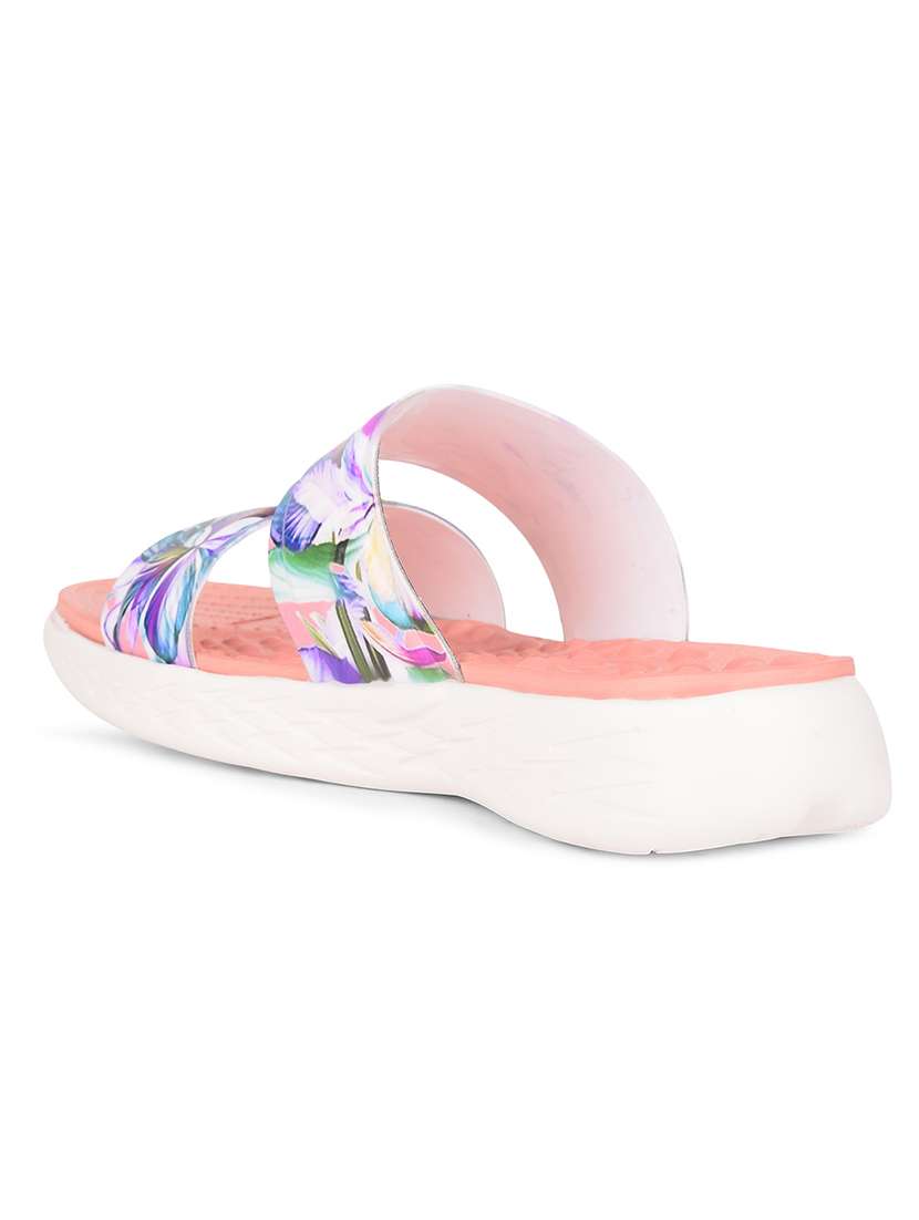 women peach slip onslides - 22030077 -  Standard Image - 2