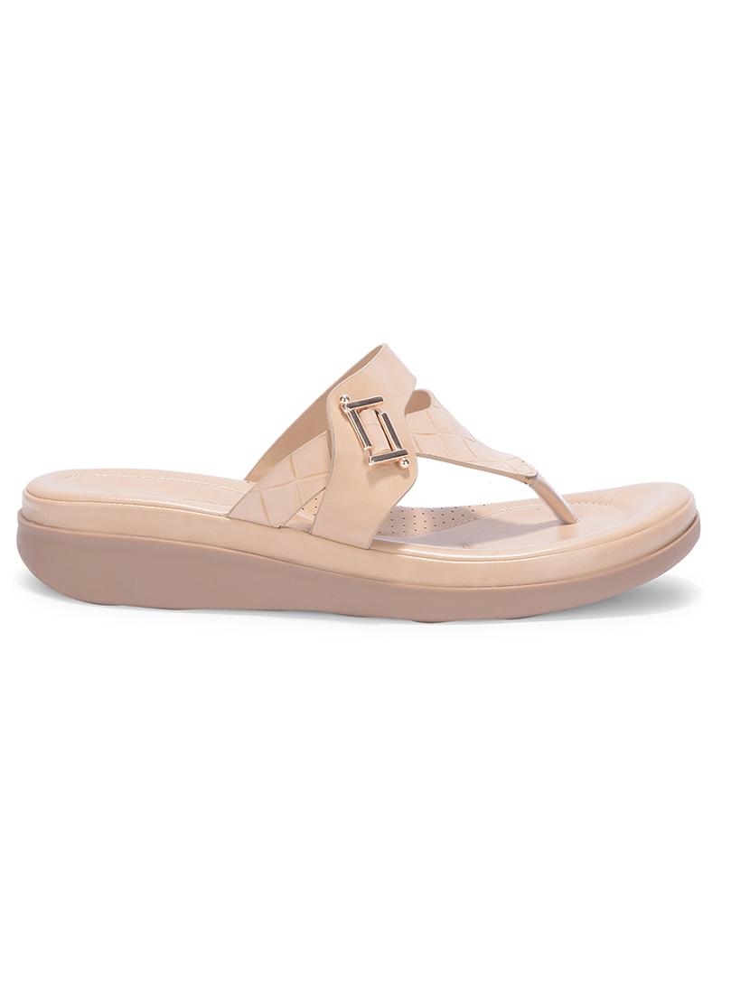 women solid slip on wedges - 22030089 - Standard Image - 2