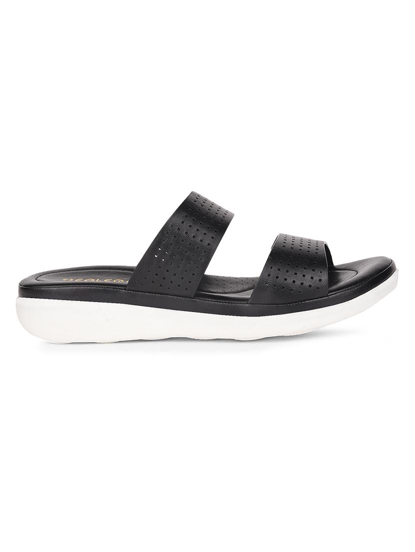 women solid slip on wedges - 22030091 - Standard Image - 2