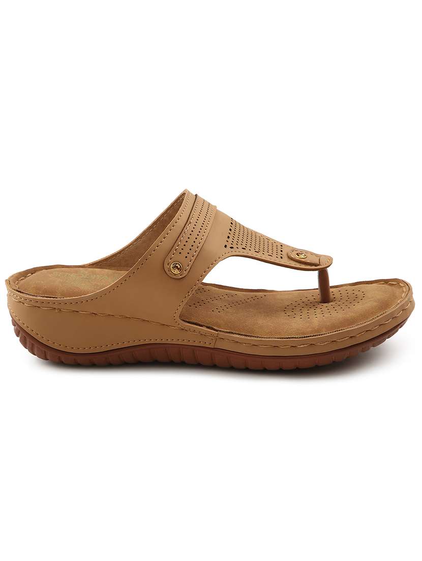 women solid  slip on wedge - 22030110 -  Standard Image - 2