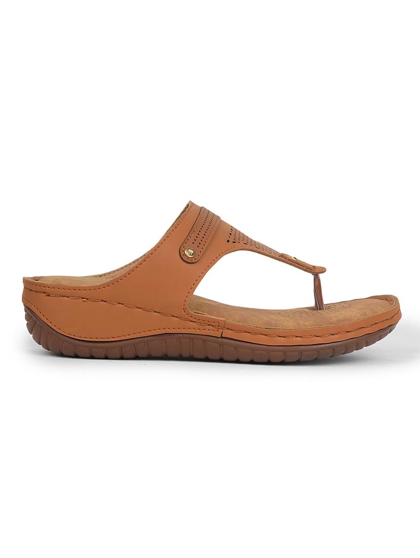 women solid slip on wedge - 22030112 - Standard Image - 2