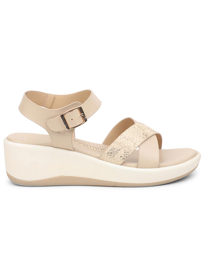 women solid back strap wedges - 22030148 - Standard Image - 2
