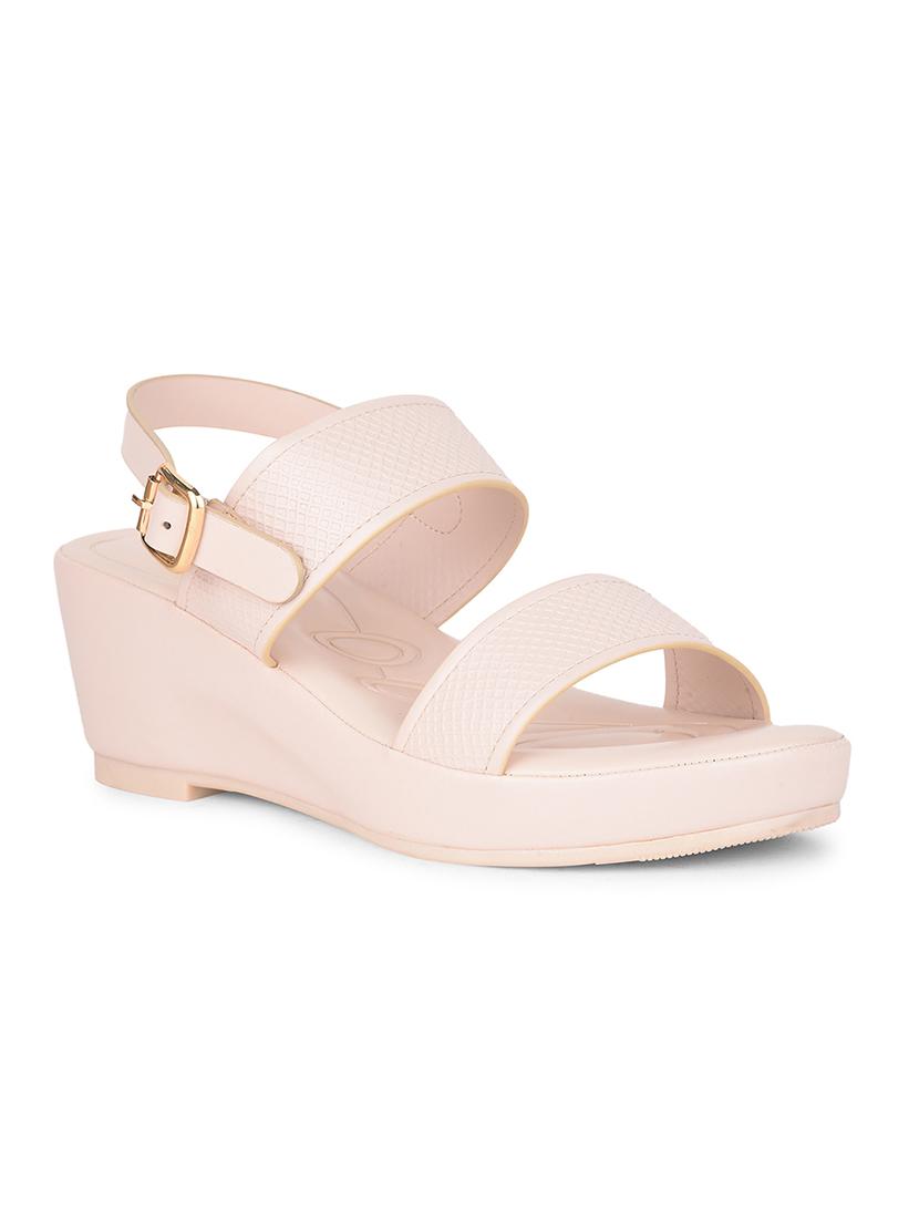 women solid back strap wedges - 22030163 - Standard Image - 2