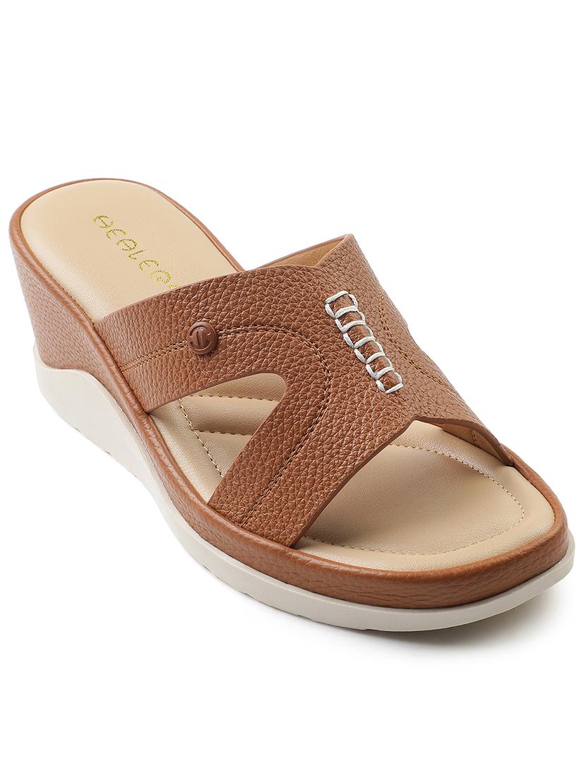 women solid slip on wedges - 22030174 - Standard Image - 2