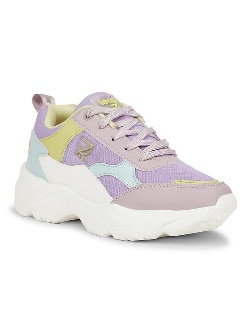 women lavender lace up sneaker - 22030220 -  Standard Image - 0