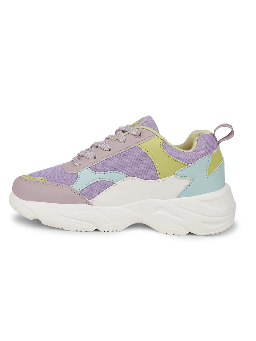 women lavender lace up sneaker - 22030220 - Standard Image - 2