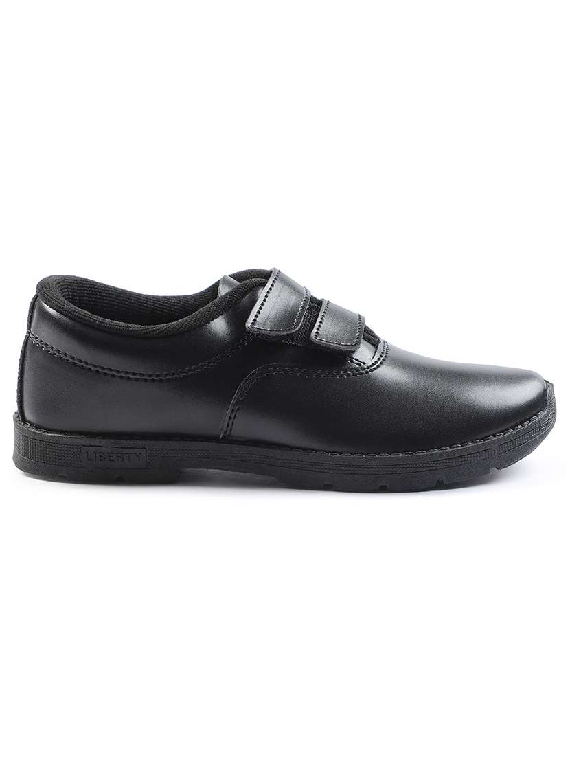 boys solid velcro uniform shoes - 22030254 -  Standard Image - 2