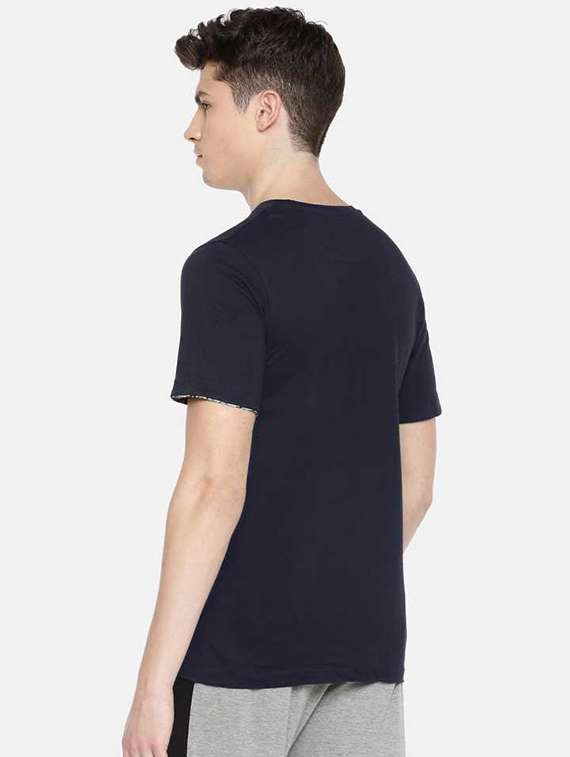 men placement print short sleeve regular fit t-shirt - 22030275 -  Standard Image - 2