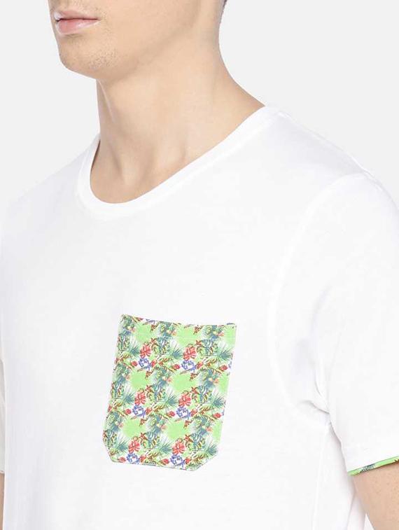 men placement print short sleeve regular fit t-shirt - 22030277 - Standard Image - 2