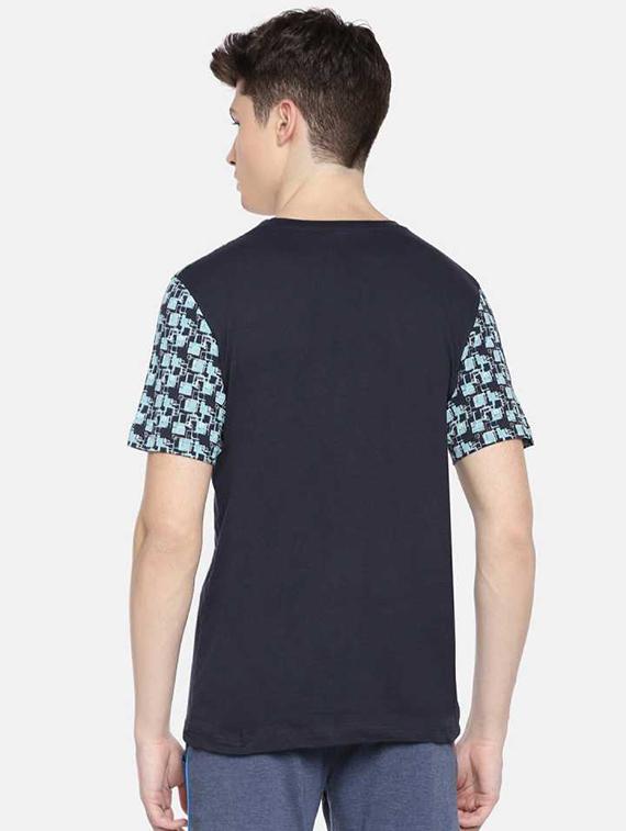 men chest print short sleeve regular fit t-shirt - 22030286 - Standard Image - 2