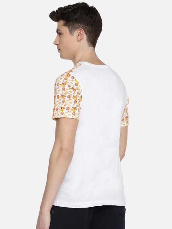 men chest print short sleeve regular fit t-shirt - 22030288 - Standard Image - 2