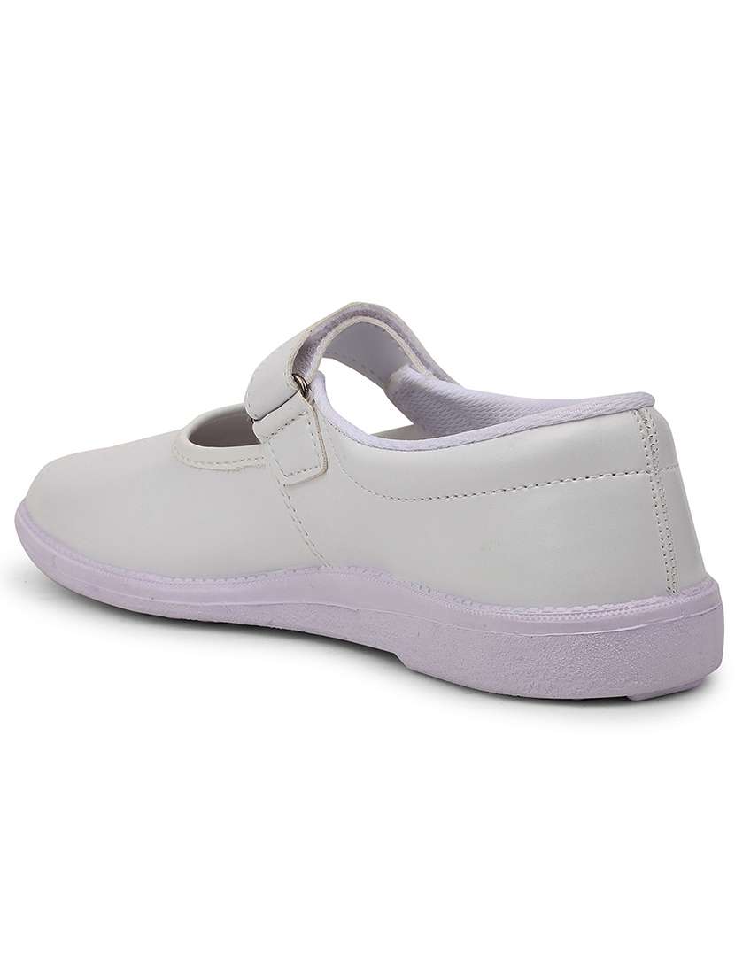 girls solid buckle unfiorm shoes - 22030318 -  Standard Image - 2