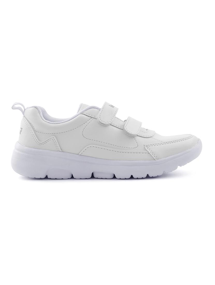 boys solid velcro uniform shoes - 22030333 - Standard Image - 2