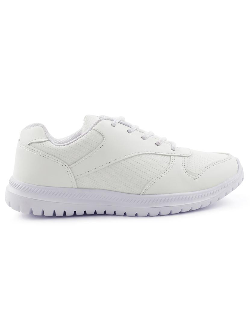 kids solid lace up uniform shoes - 22030369 - Standard Image - 2