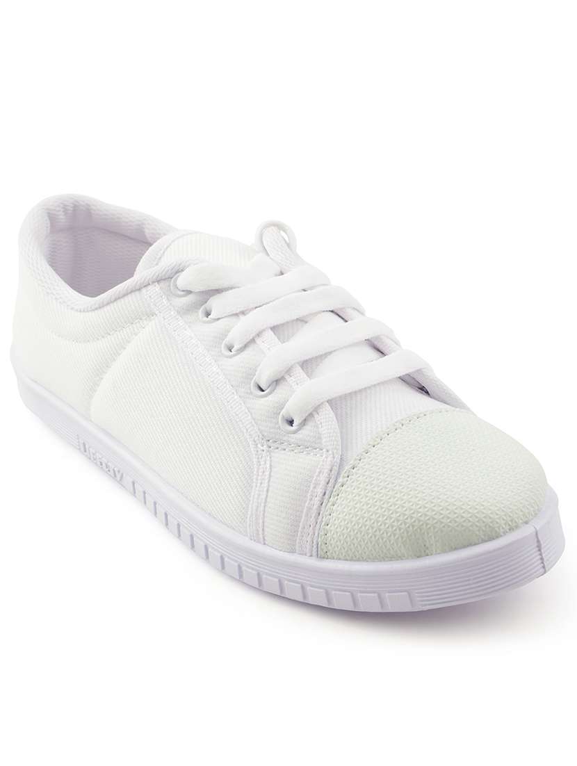 boys solid lace up uniform shoes - 22030394 -  Standard Image - 2