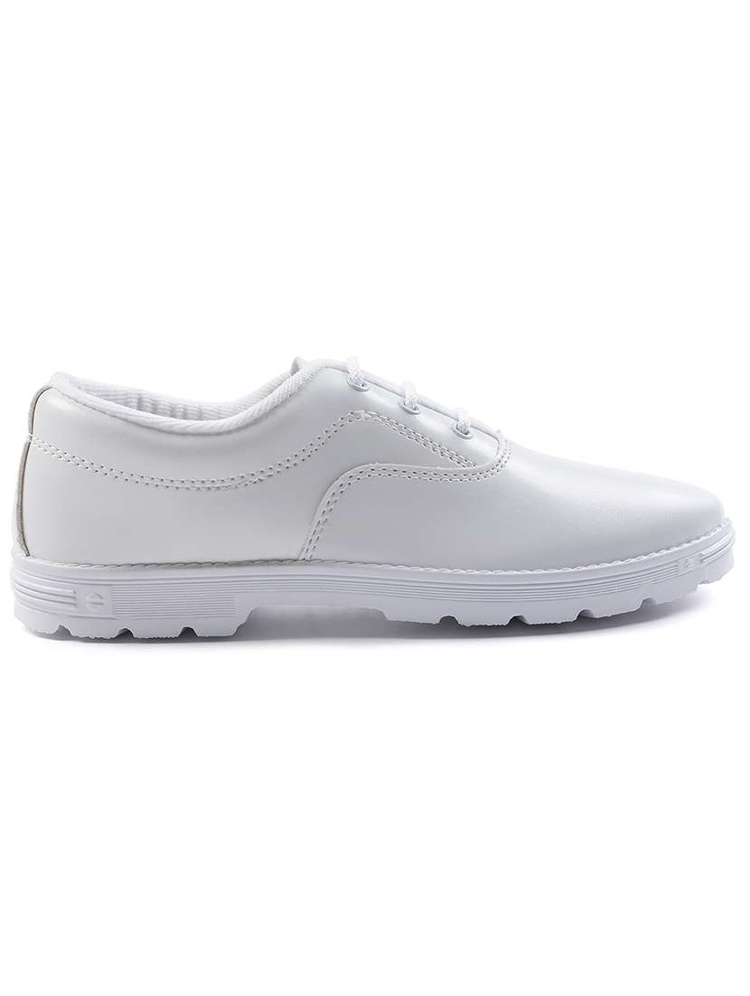 kids solid lace up unfiorm shoes - 22030409 -  Standard Image - 2