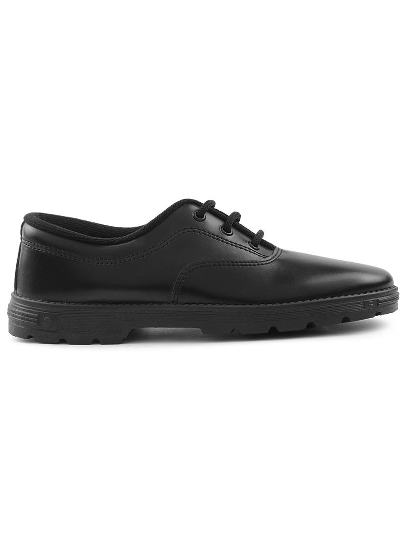 kids solid lace up unfiorm shoes - 22030410 - Standard Image - 2